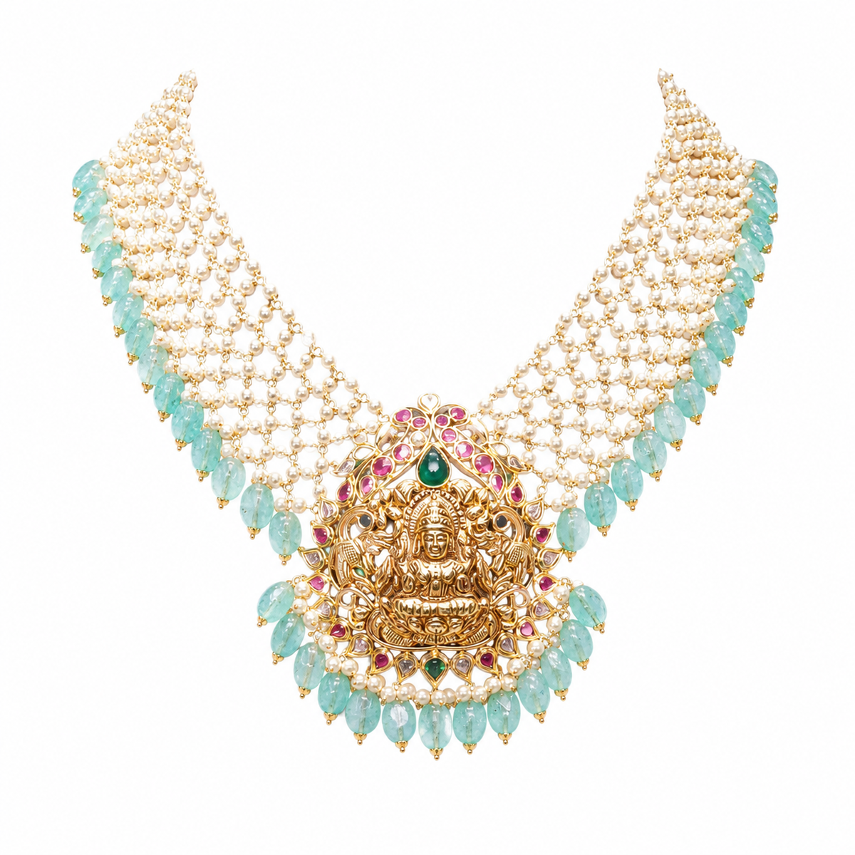 Semi Precious Short Necklace