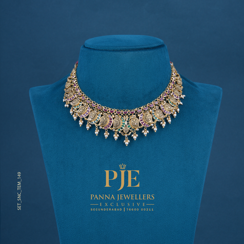 Semi Precious Short Necklace