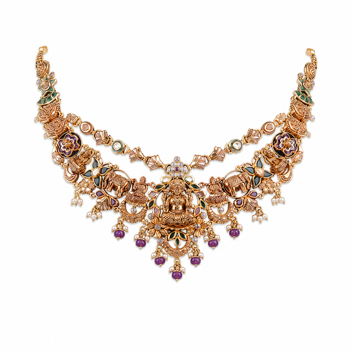 Semi Precious Short Necklace