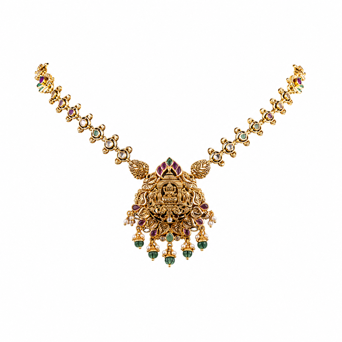 Semi Precious Short Necklace