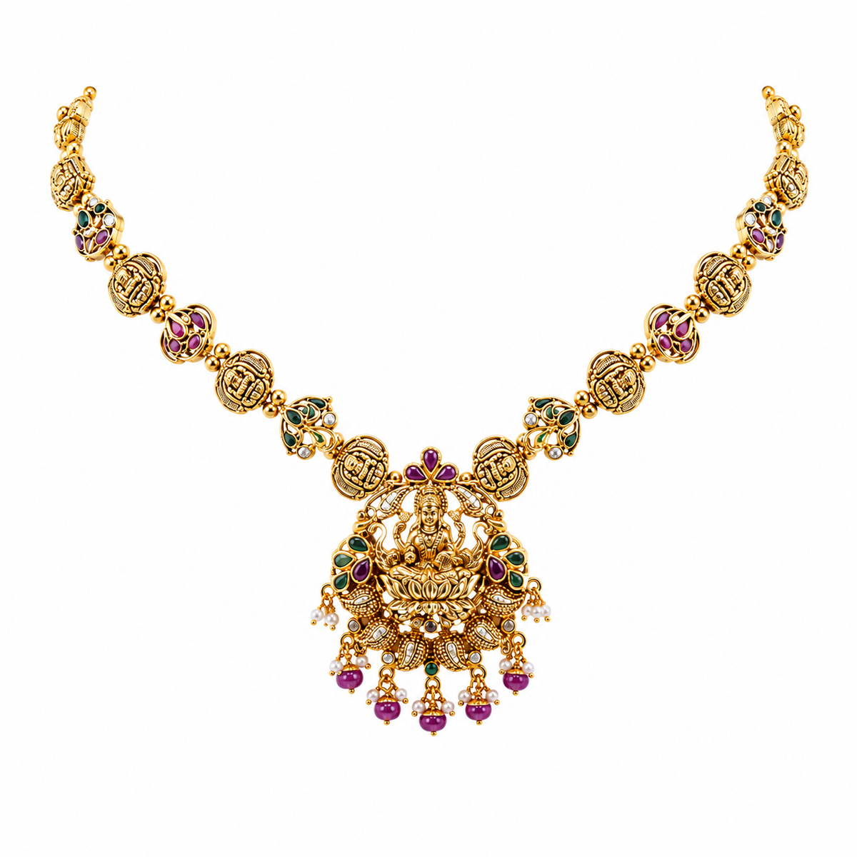 Semi Precious Short Necklace