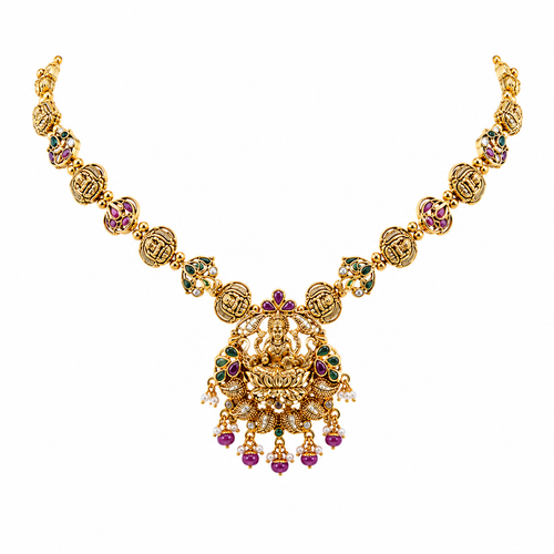 Semi Precious Short Necklace