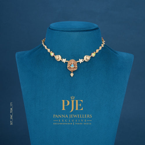 Semi Precious Short Necklace