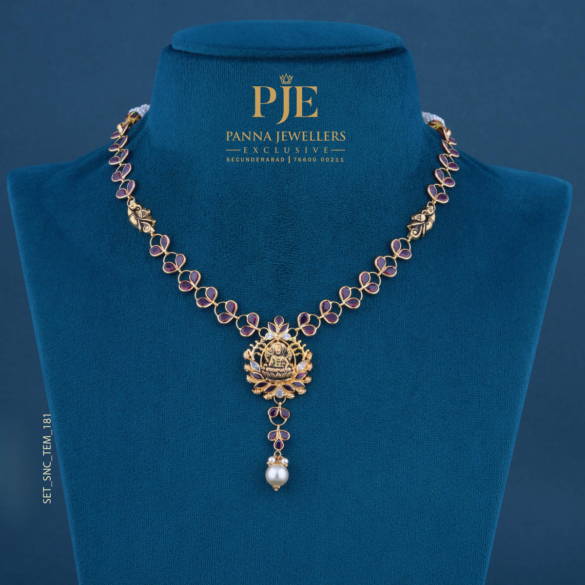 Semi Precious Short Necklace