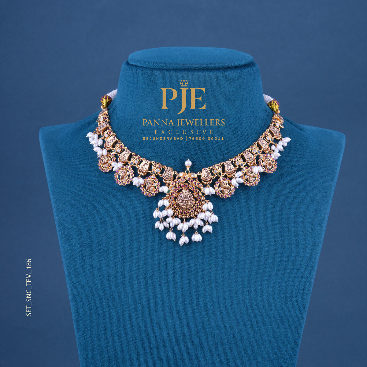 Semi Precious Short Necklace