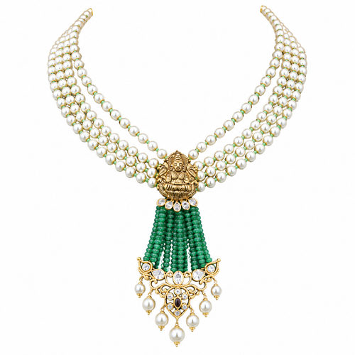 Semi Precious Beaded Necklace