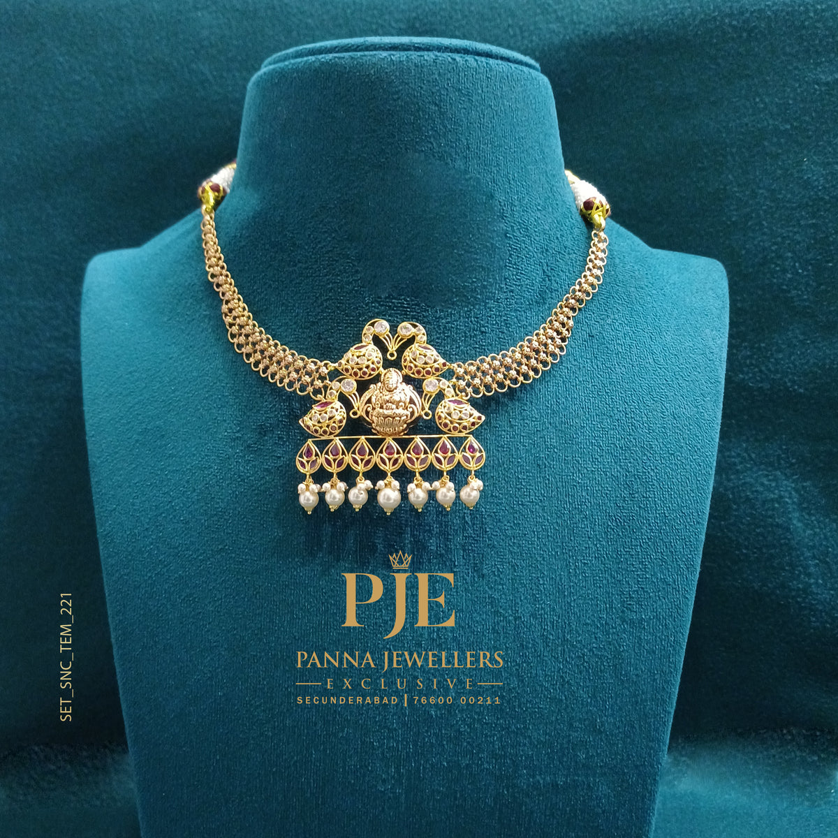 Semi Precious Short Necklace