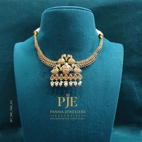 Semi Precious Short Necklace