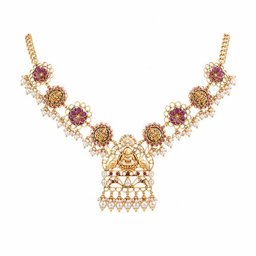 Semi Precious Short Necklace