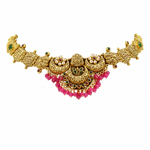 Semi Precious Short Necklace