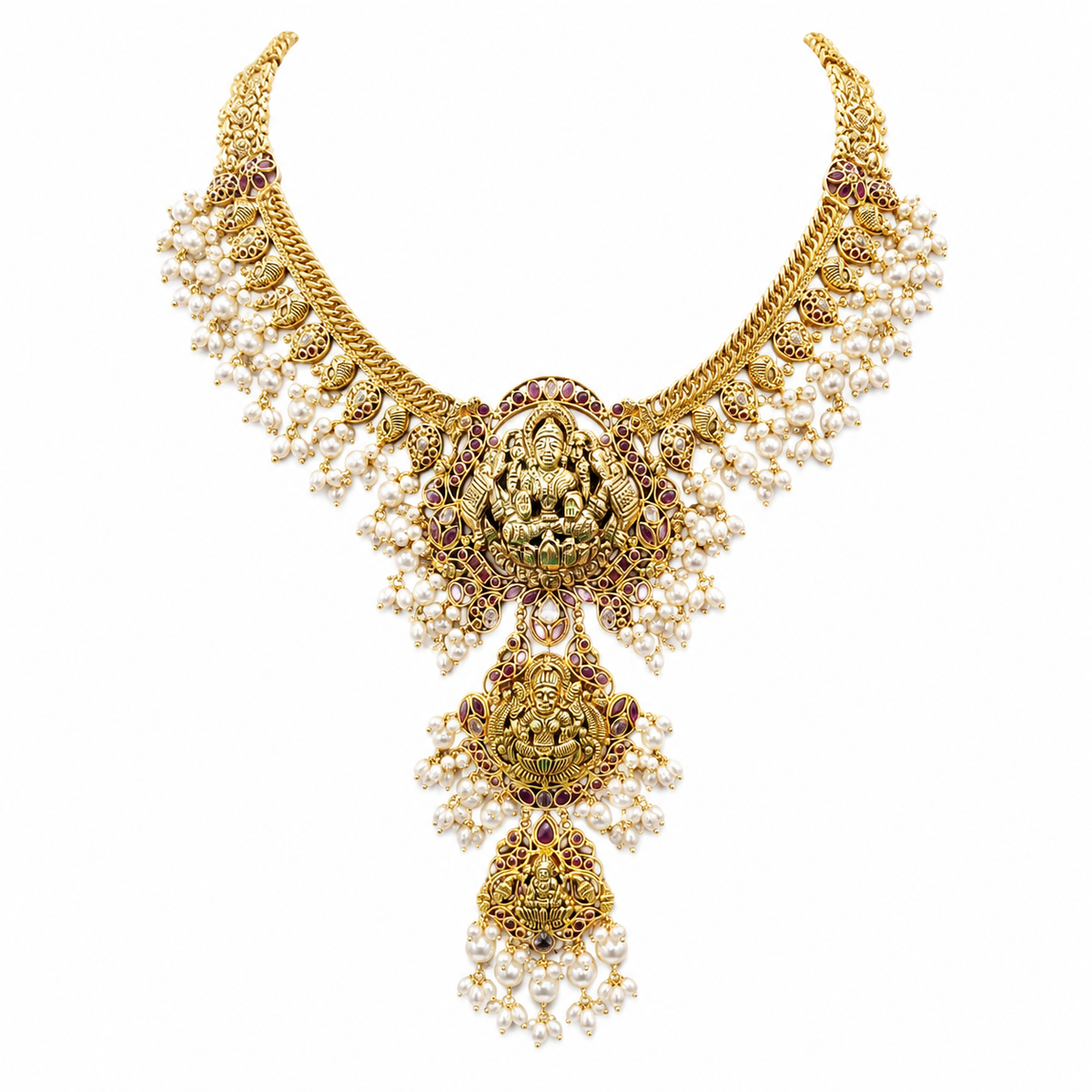 Semi Precious Short Necklace