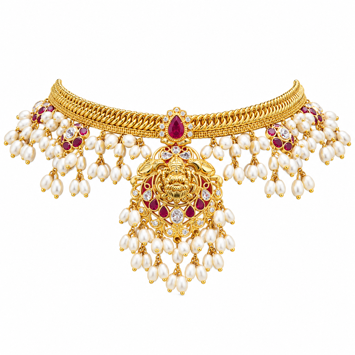 Semi Precious Short Necklace