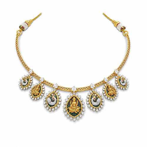 Semi Precious Kanti Necklace