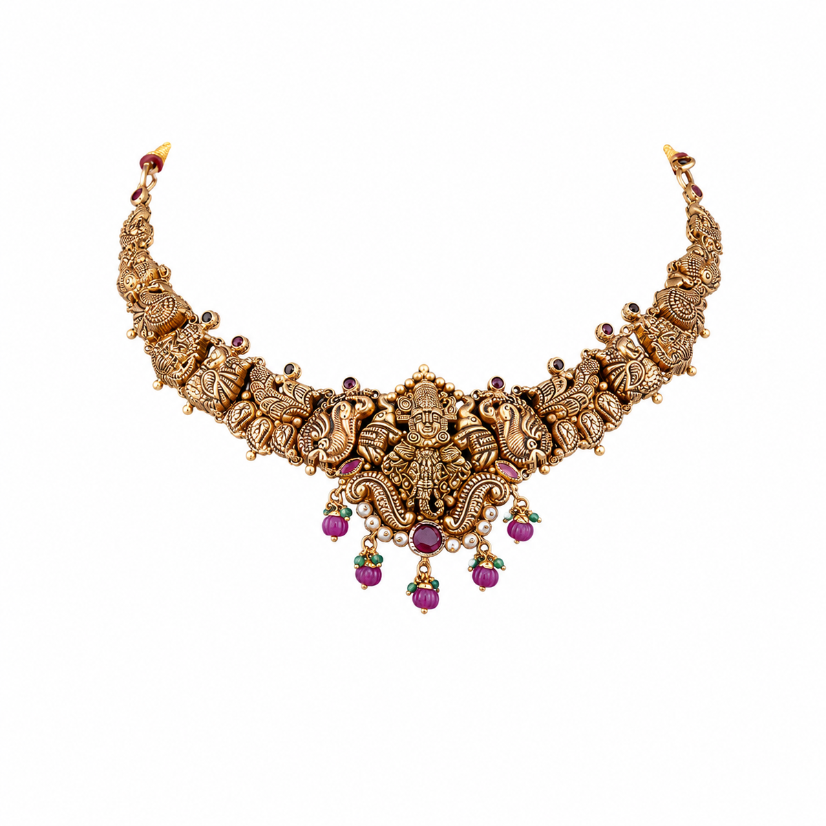 Semi Precious Short Necklace