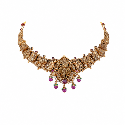 Semi Precious Short Necklace