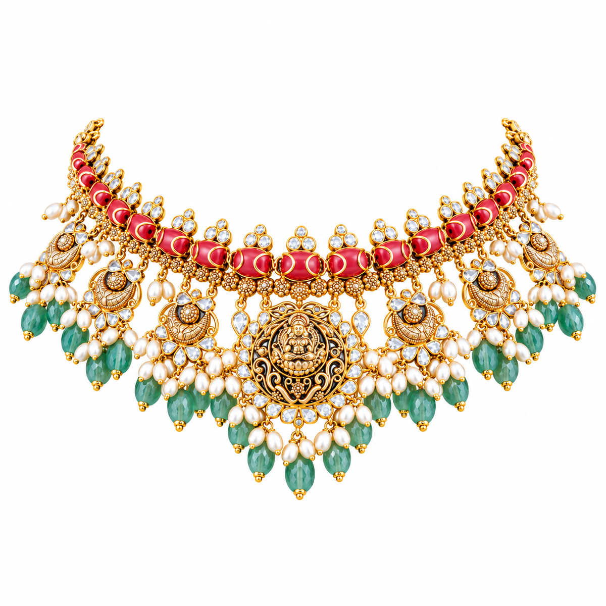 Semi Precious Short Necklace