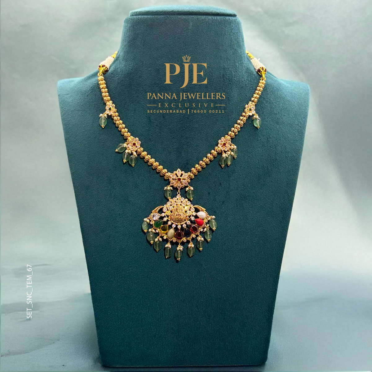 Semi Precious Short Necklace