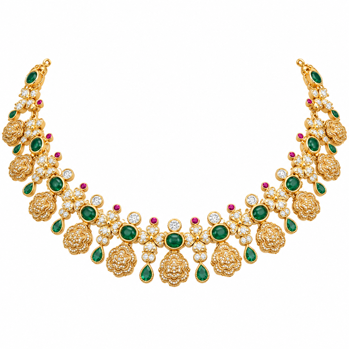 Jyoti 22KT Gold Temple Necklace