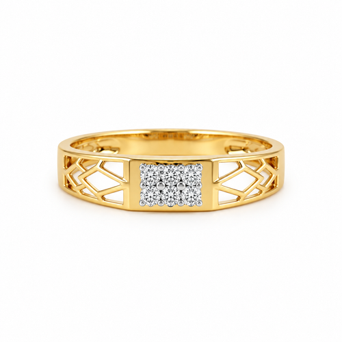 Sezz Glow 14KT Gold Diamond Ring