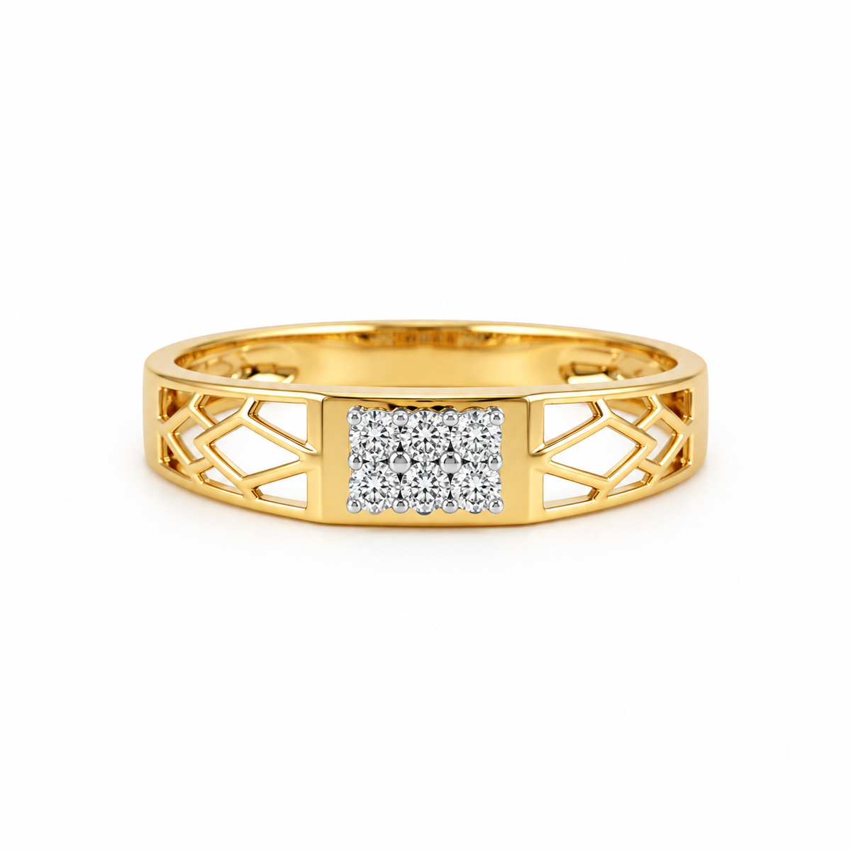 Sezz Glow 14KT Gold Diamond Ring