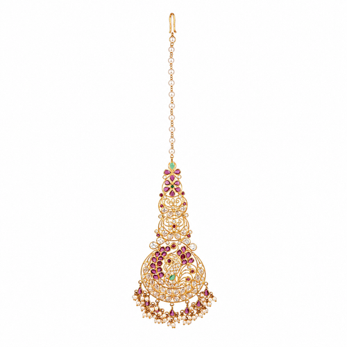 Shringa 22KT Gold Maang Tikka