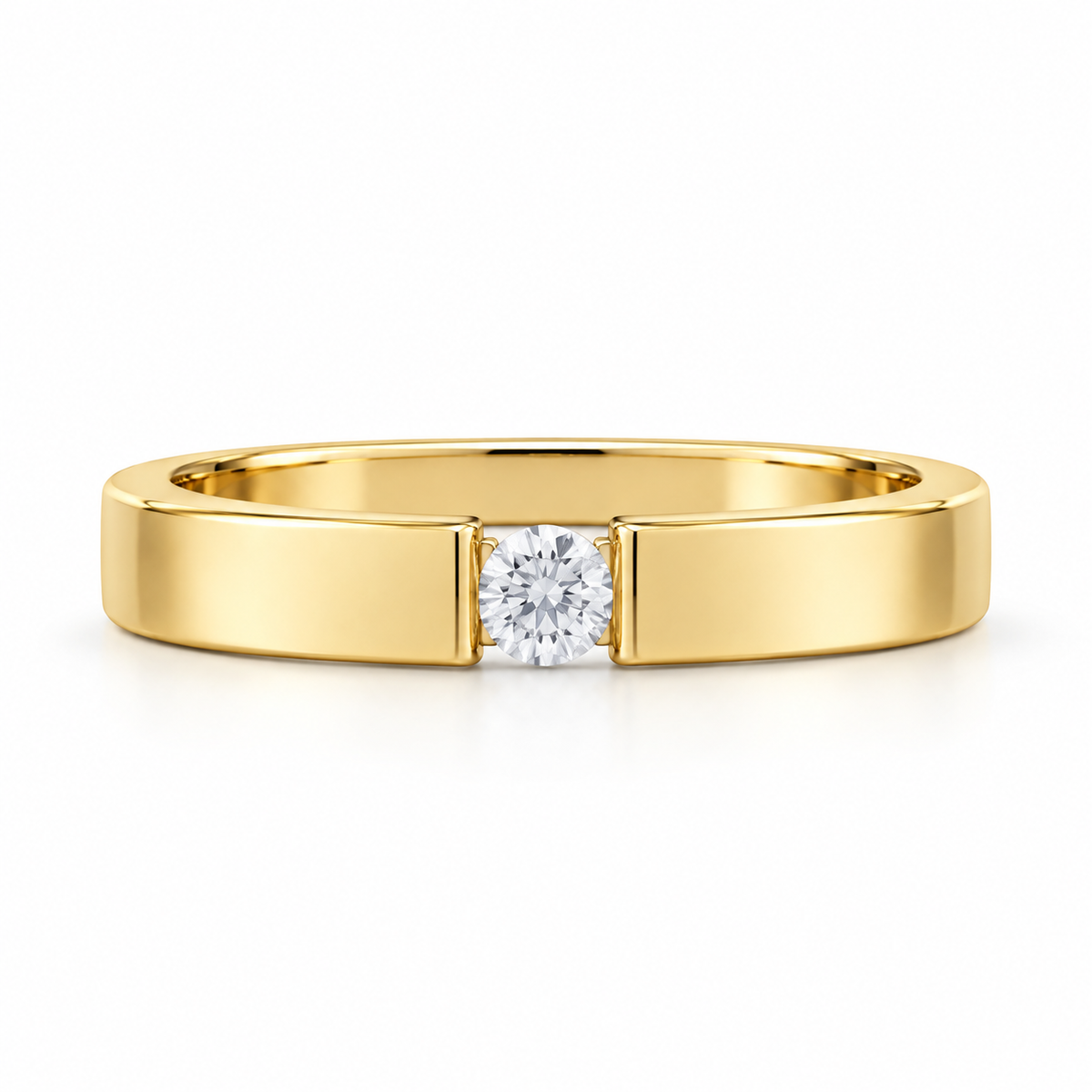 Solitaire Spark 18KT Gold Diamond Ring