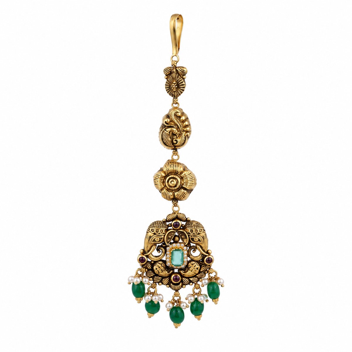 Gajraj 22KT Gold Maang Tikka