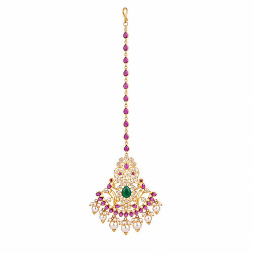 Tarini 22KT Gold Maang Tikka
