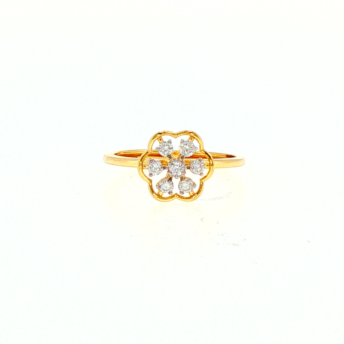 Timeless Flora 14KT Lab Grown Diamond Ring