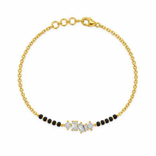 Twinkle 14KT Lab Grown Diamond Mangalsutra Bracelet