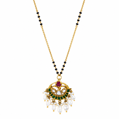Vedika 22KT Gold Kundan Mangalsutra