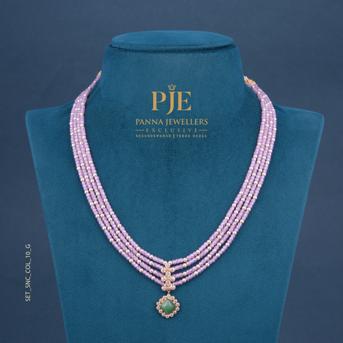 Semi Precious Beaded Necklace