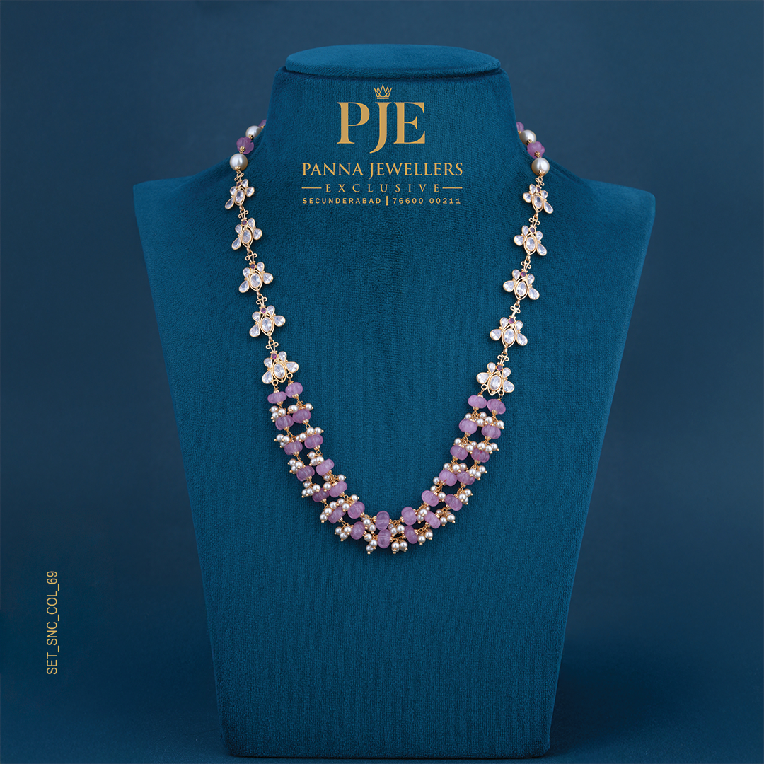 Semi Precious Short Necklace