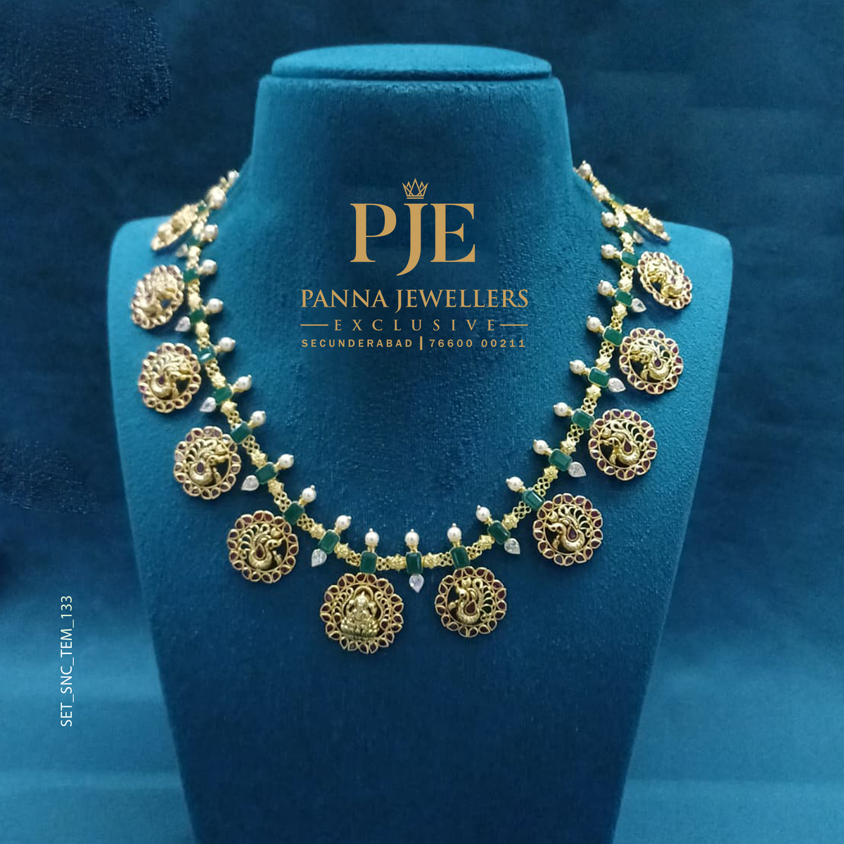Semi Precious Short Necklace
