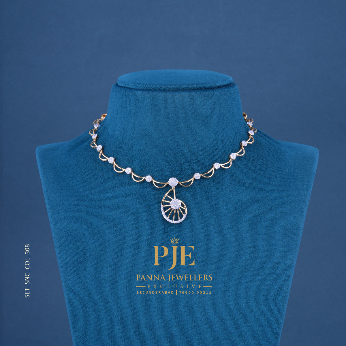 Semi Precious Short Necklace