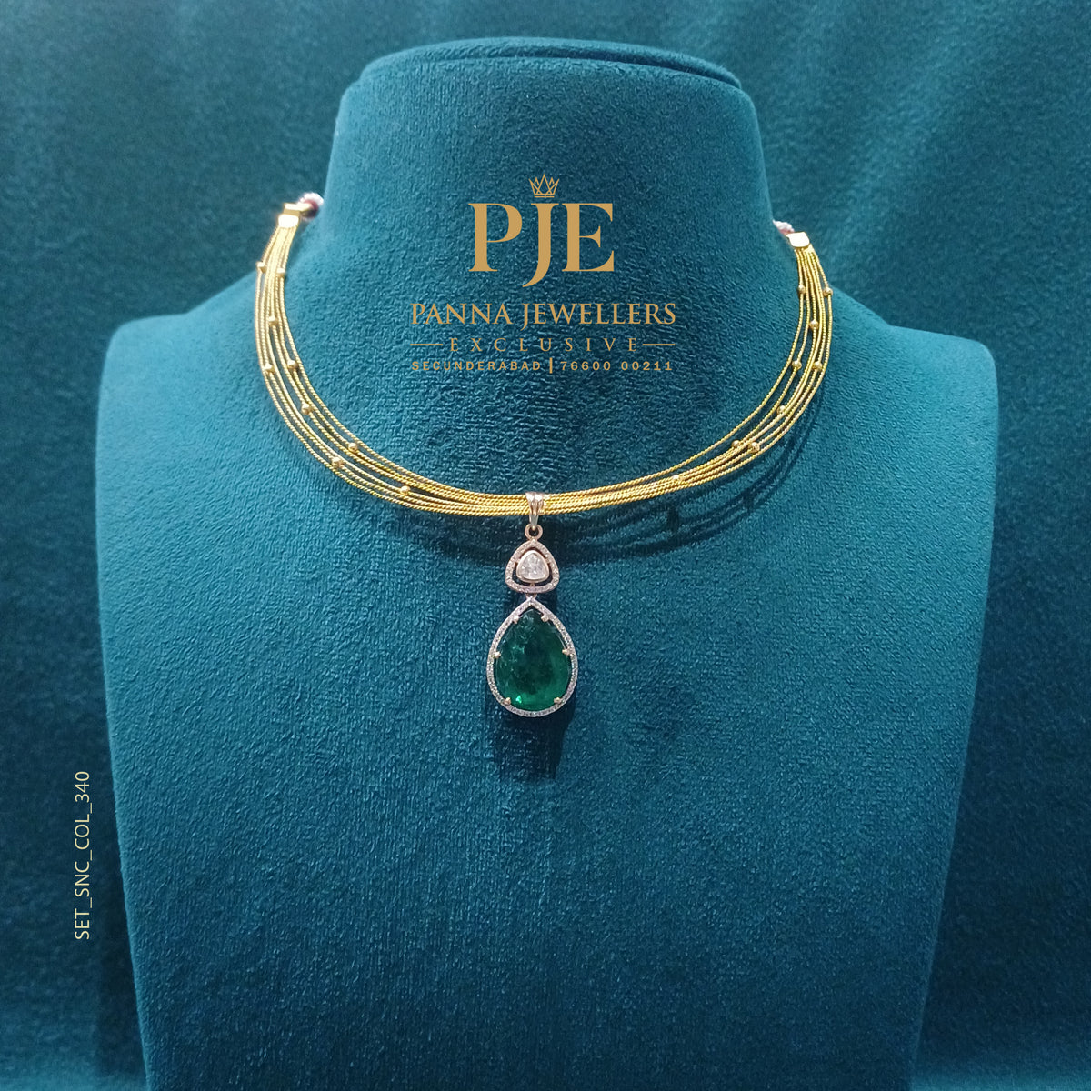 Semi Precious Short Necklace