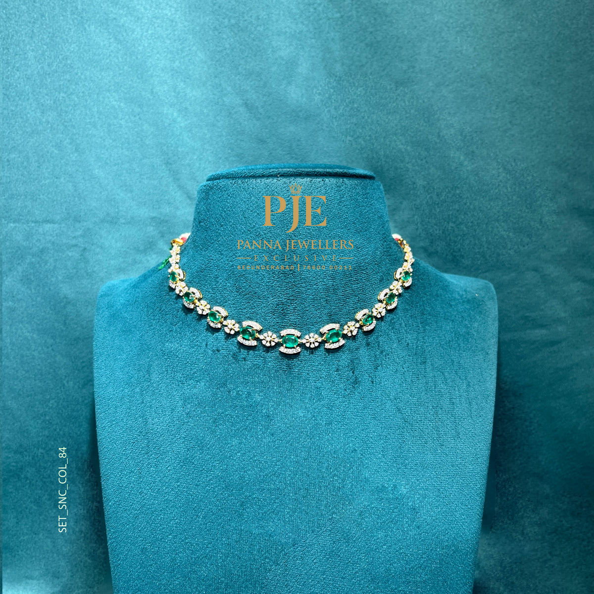 Semi Precious Short Necklace