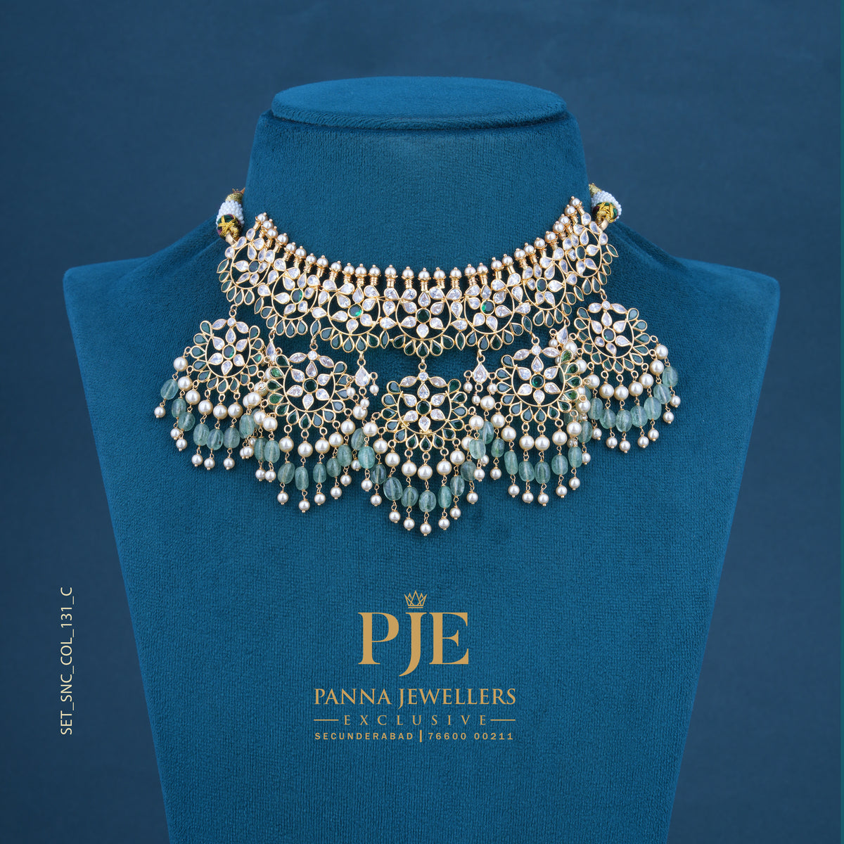 Semi Precious Short Necklace