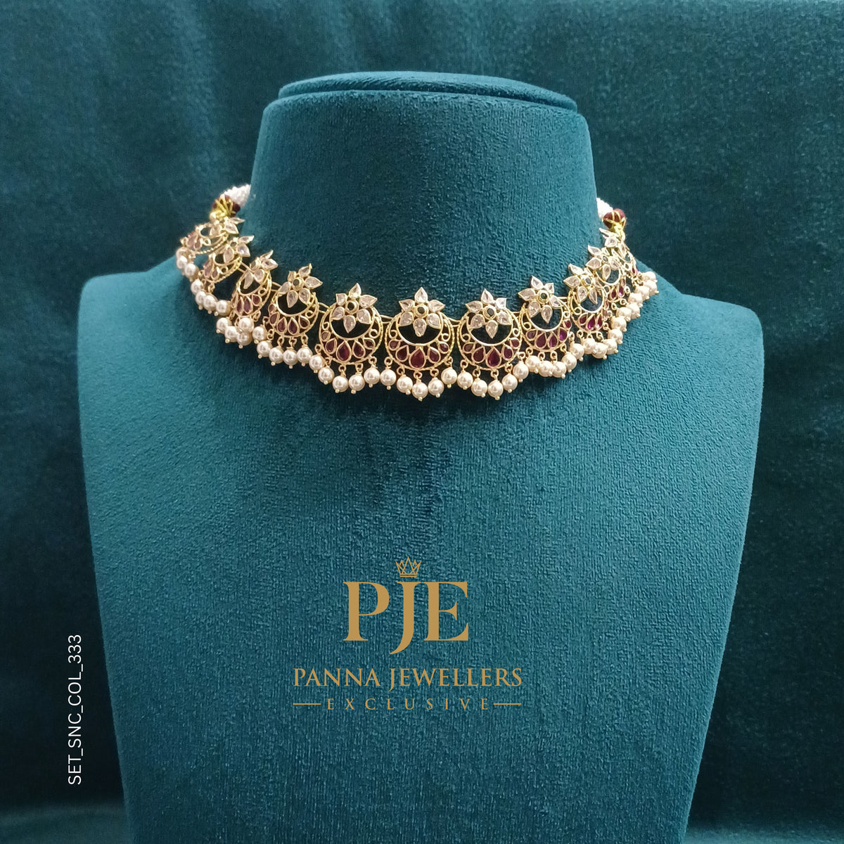 Semi Precious Short Necklace