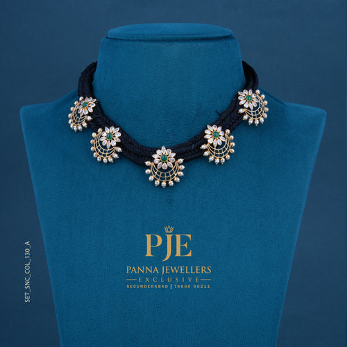 Semi Precious Short Necklace