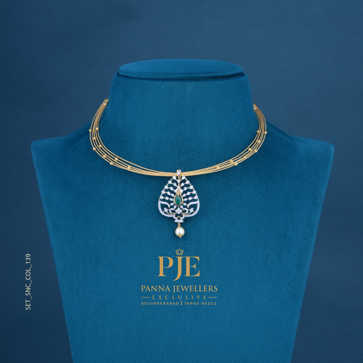 Semi Precious Short Necklace