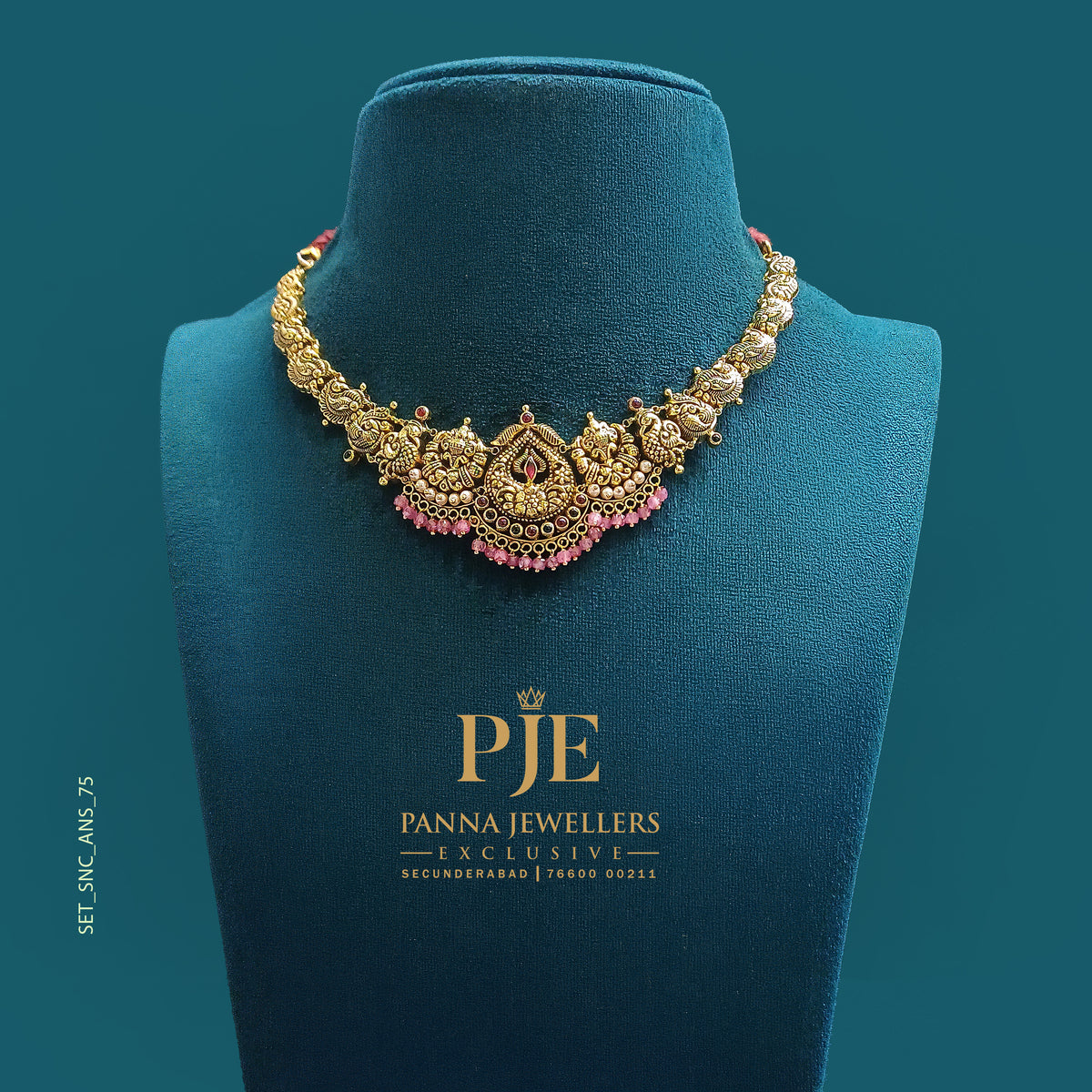 Semi Precious Short Necklace