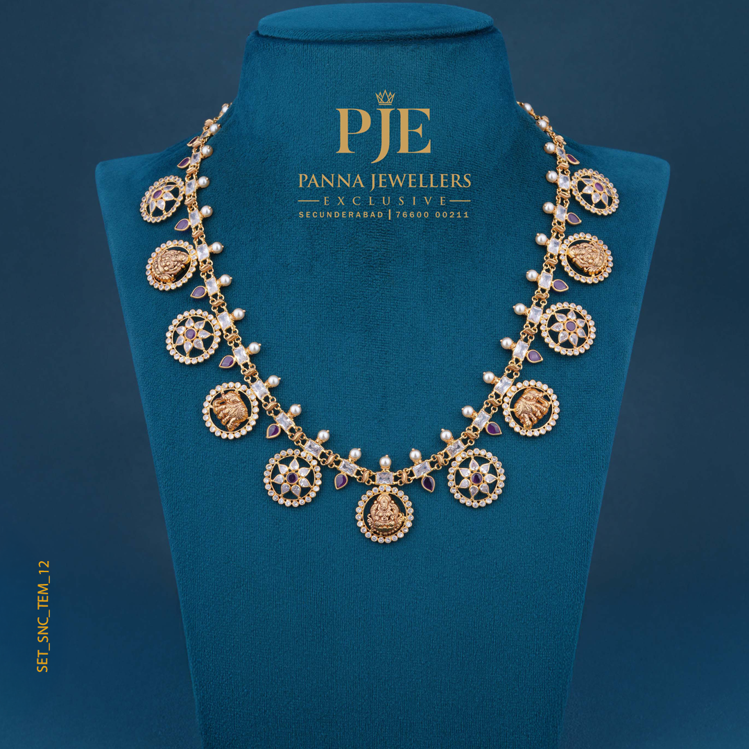 Semi Precious Short Necklace