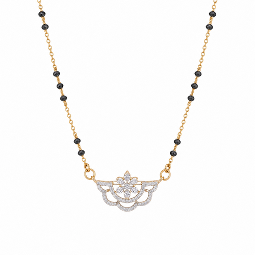 Bloom 18KT Gold Diamond Mangalsutra