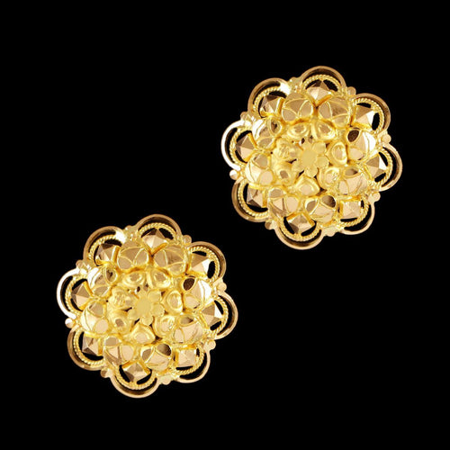 22 KT GOLD HANDMADE ( KASAI ) STUD