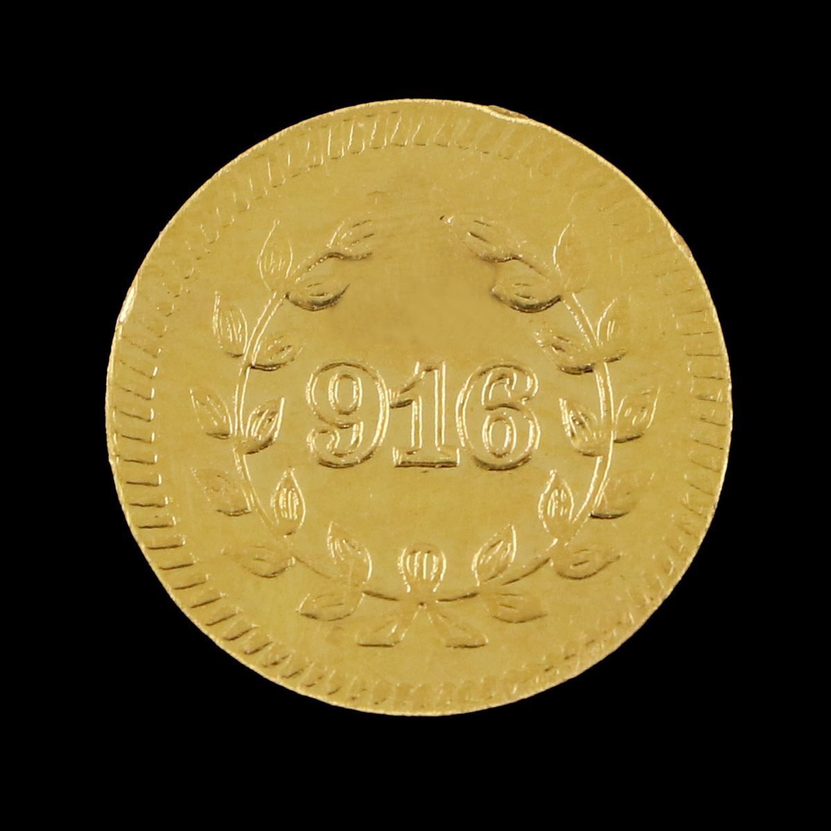 22 KT GOLD 0.5 GM COIN