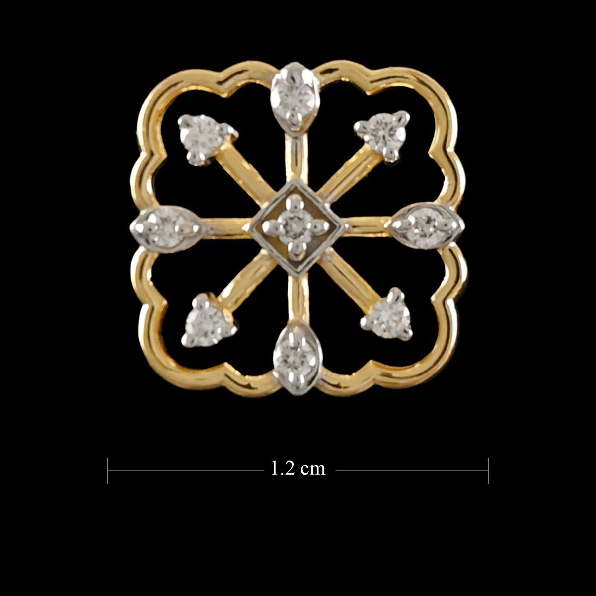 18 KT GOLD DIAMOND STUD