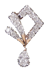 18 KT  GOLD DIAMOND STUD