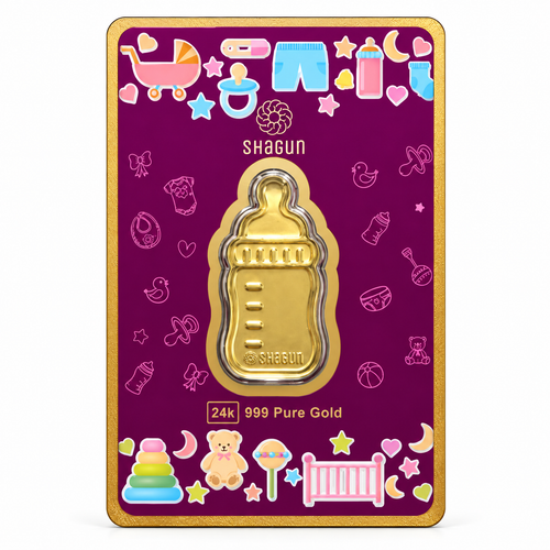 24KT Gold Bottle Coin for Kids