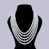 Statement 5-Layer Pearl Necklace